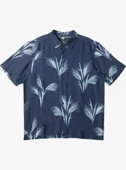 Cheap Quiksilver Waterman Skipped Out Woven Shirt Estate Blue Skippe Out