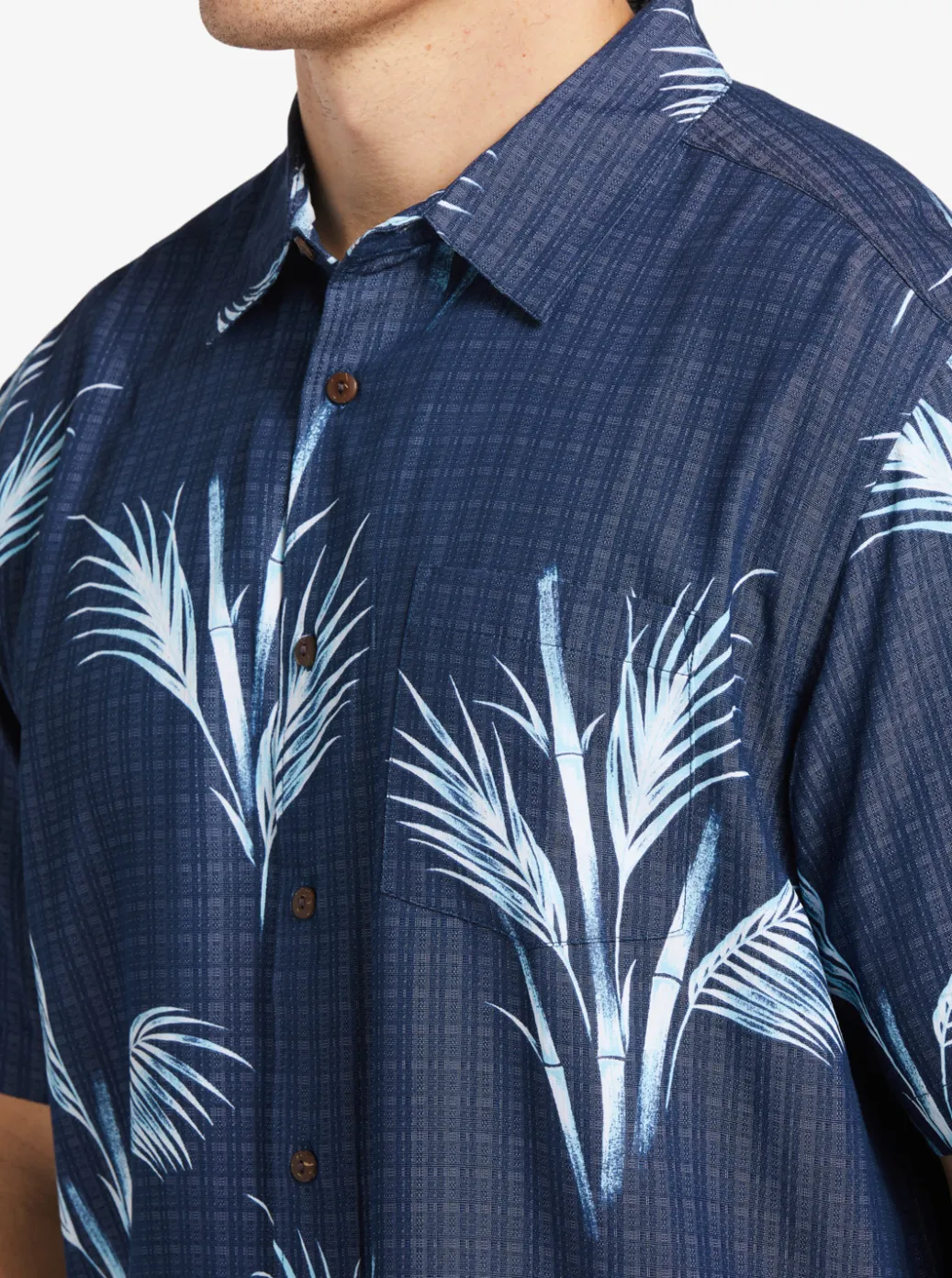 Cheap Quiksilver Waterman Skipped Out Woven Shirt Estate Blue Skippe Out