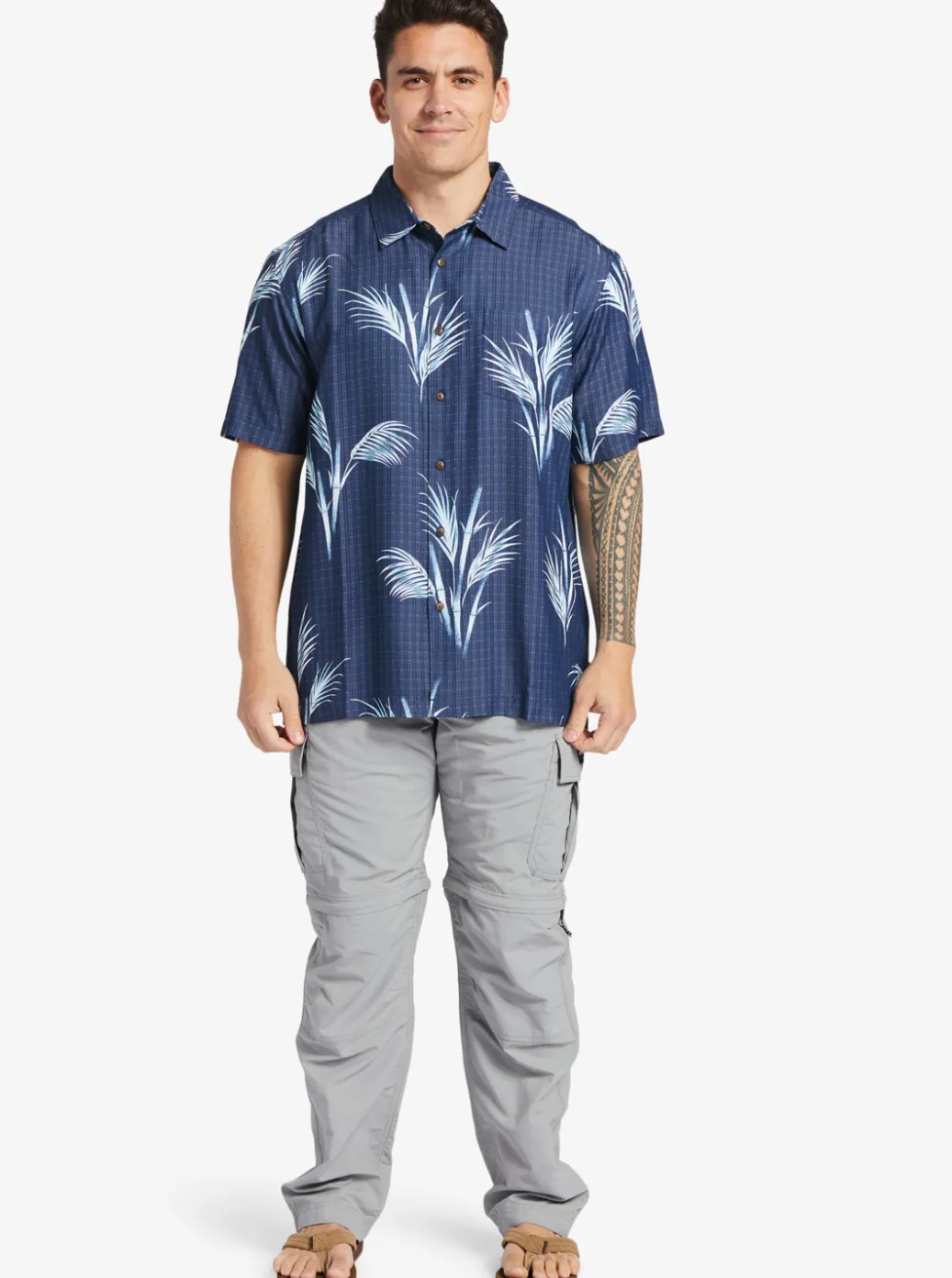 Cheap Quiksilver Waterman Skipped Out Woven Shirt Estate Blue Skippe Out