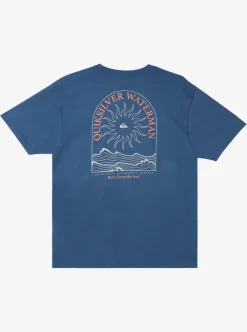 Flash Sale Quiksilver Waterman Summer Solstice Qt-Shirt Ensign Blue