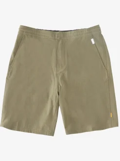 Sale Quiksilver Waterman Suva 20" Amphibian Boardshorts Dusty Olive
