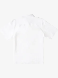 Online Quiksilver Waterman Tahiti Palms Premium Anti-Wrinkle Shirt White