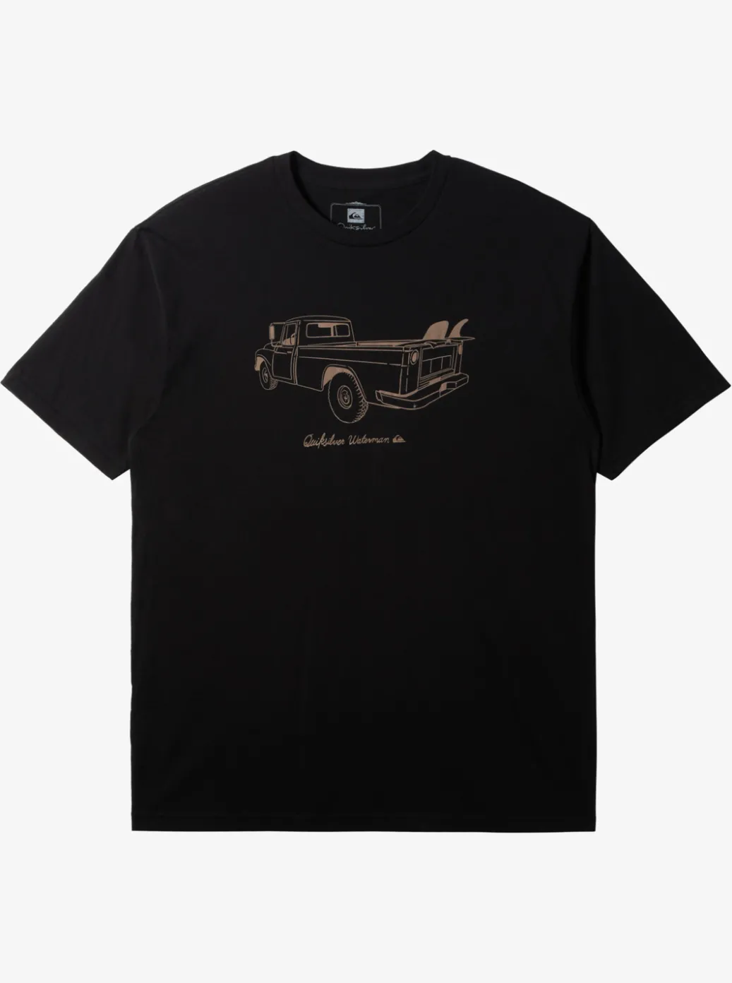 Fashion Quiksilver Waterman The Essentials T-Shirt Black