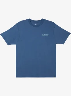 Online Quiksilver Waterman Trophy Catch Qt-Shirt Ensign Blue