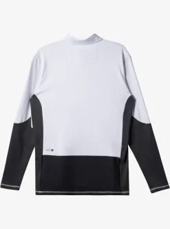 Flash Sale Quiksilver Waterman Waterman Piscator Polo Long Sleeve Upf 50 Surf T-Shirt White