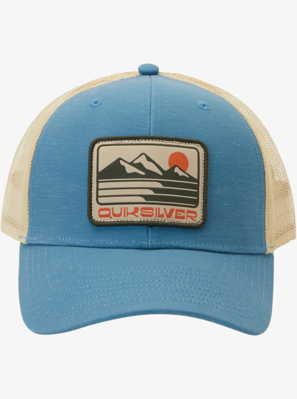 New Quiksilver Weekend Rights Trucker Hat Aegean Blue