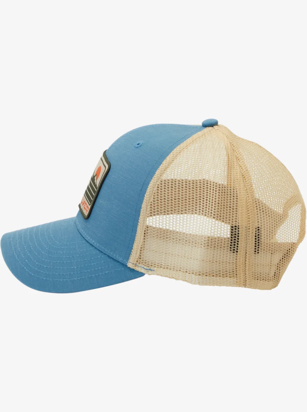 New Quiksilver Weekend Rights Trucker Hat Aegean Blue