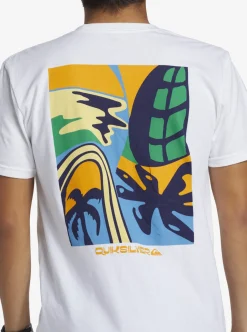 Best Sale Quiksilver Weird Trip T-Shirt White