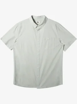 Fashion Quiksilver Winfall Short Sleeve Shirt Iceberg Green