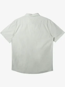 Fashion Quiksilver Winfall Short Sleeve Shirt Iceberg Green