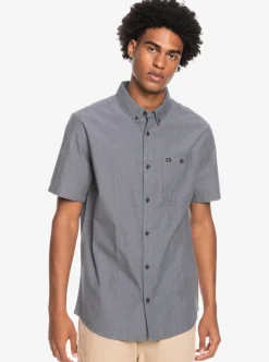 Fashion Quiksilver Winfall Short Sleeve Shirt Black