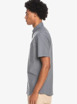 Fashion Quiksilver Winfall Short Sleeve Shirt Black