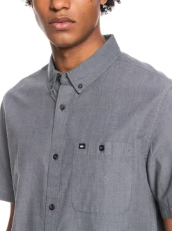 Fashion Quiksilver Winfall Short Sleeve Shirt Black