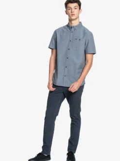 Fashion Quiksilver Winfall Short Sleeve Shirt Black